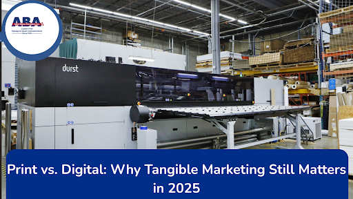 Print vs. Digital: Why Tangible Marketing Still Matters in 2025